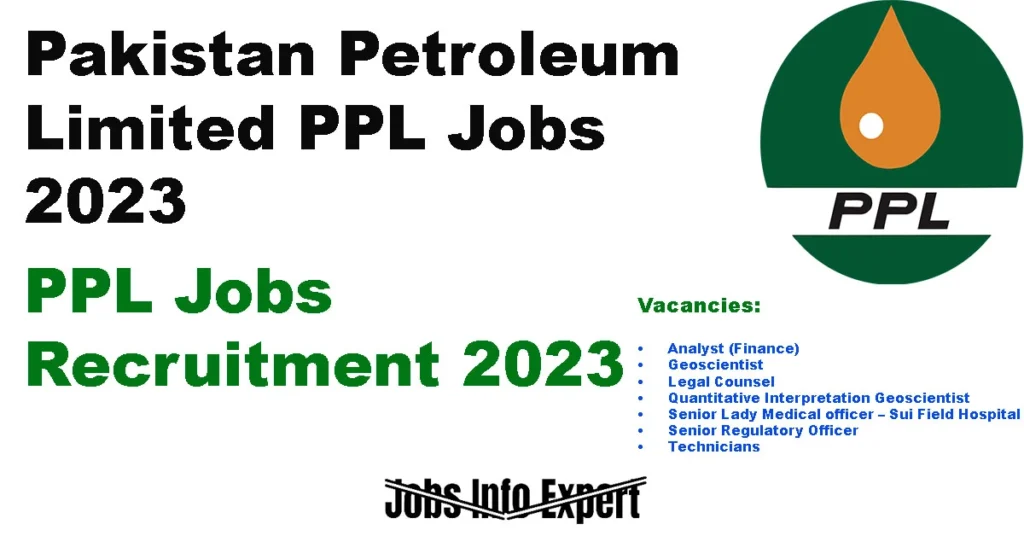 Pakistan Petroleum Limited PPL Jobs 2023